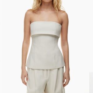 Babaton/Aritzia Element Tube Top (Matte Pearl, Size 2)
